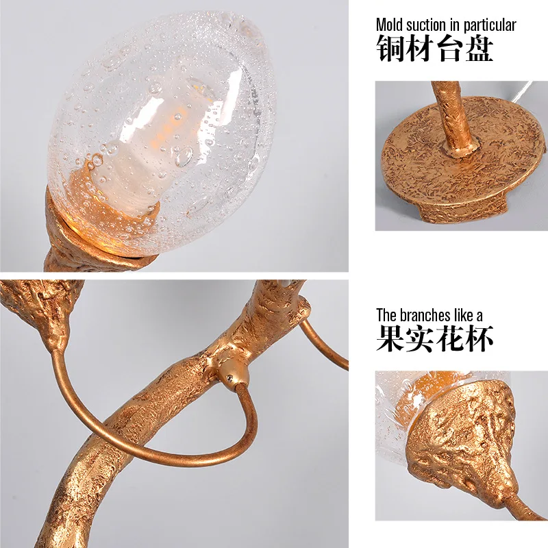 Soggiorno camera da letto lampada da comodino decorativa creativa lampade di design