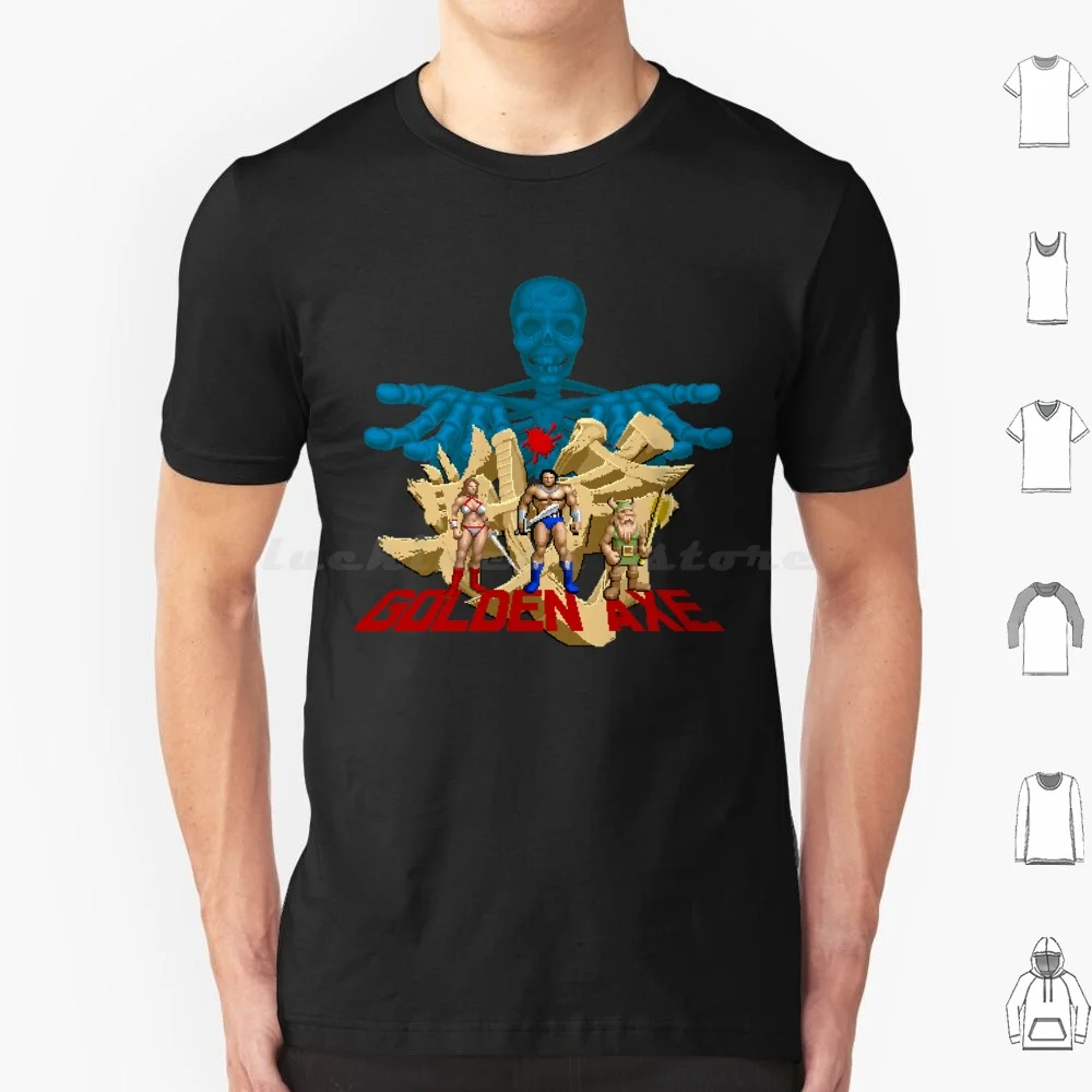 Golden Axe T Shirt 6xl Cotton Cool Tee Golden Axe Toejam Earl Phantasy Star Altered Beast Battler Death Adder Golden Quote