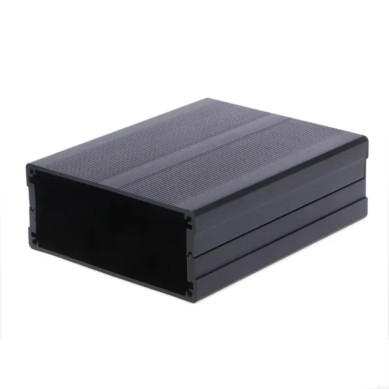 R66a الألومنيوم مربع العلبة DIY المشروع الإلكترونية الأداة الأسود للحالة 120x97x4