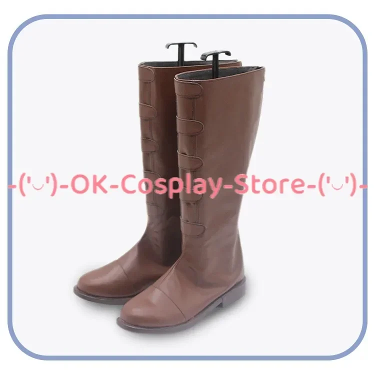 [Customized] Falin Touden Cosplay Shoes Anime Delicious in Dungeon Roleplay Props Halloween Carnival Holiday Party Leather Boots