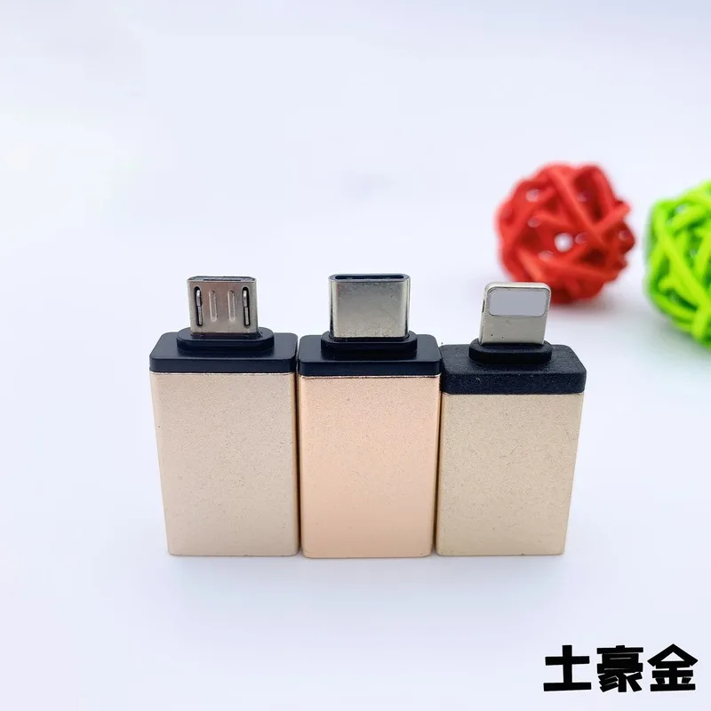 Convertidor Micro USB a USB para tableta, adaptador Micro hembra tipo C para PC, Android, Usb 2,0, Mini Cable OTG