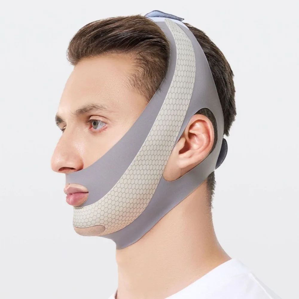 Banda Reductora Facial en V para Dormir, Banda de Masaje Facial Cómoda para Levantar el Rostro y Reducir la Papada, para Belleza