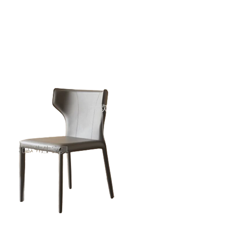 Nordic Luxury Dining Chairs Modern Minimalist Designer Grey Dining Chair European Party Sillas Para Sala De Estar Furniture