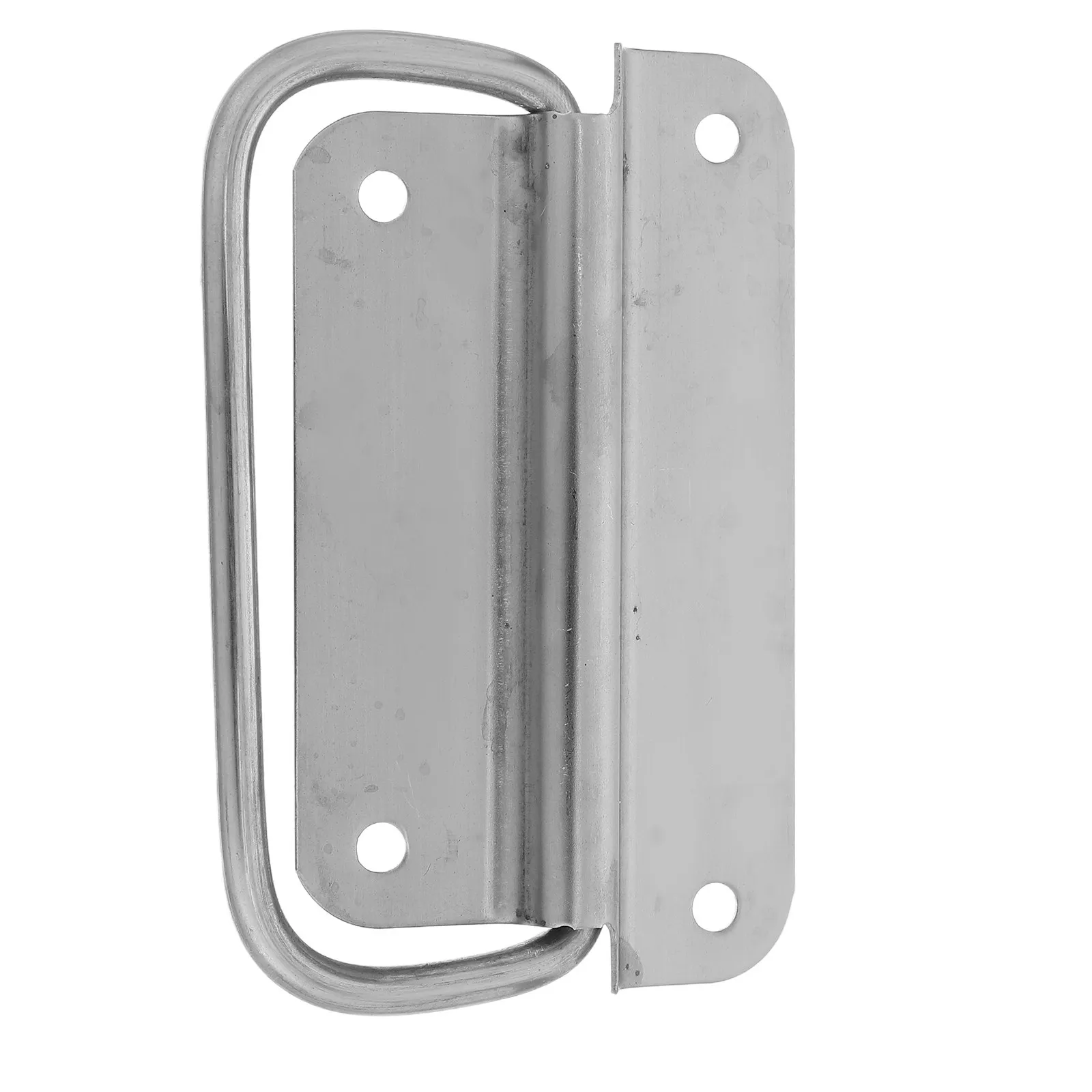 Stainless Steel Chest Handle Surface Mount Fold Down Grip 4.1x2.9x0.5 Inch Comfortable Grip Toolbox Toolbox Chest Cabinet Trunk