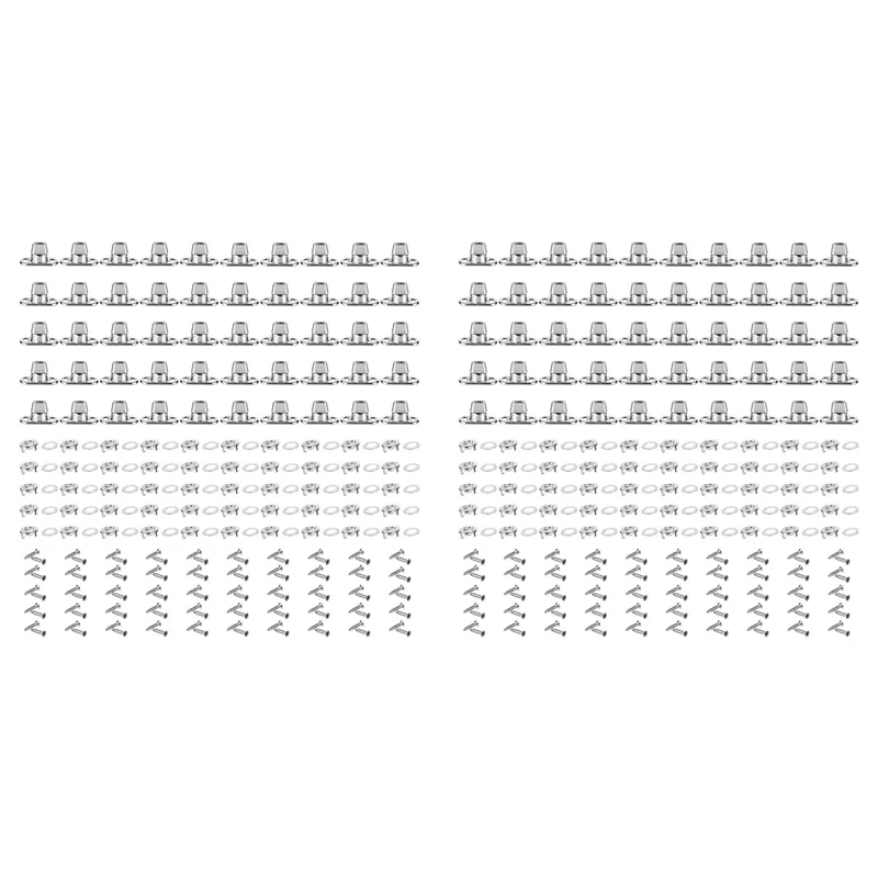 

【TODAY-ONLY!】100Pcs Set Grade Twist Lock Fasteners Turn Button Eyelets & Studs, Canvas Marine Fasteners Turn Button