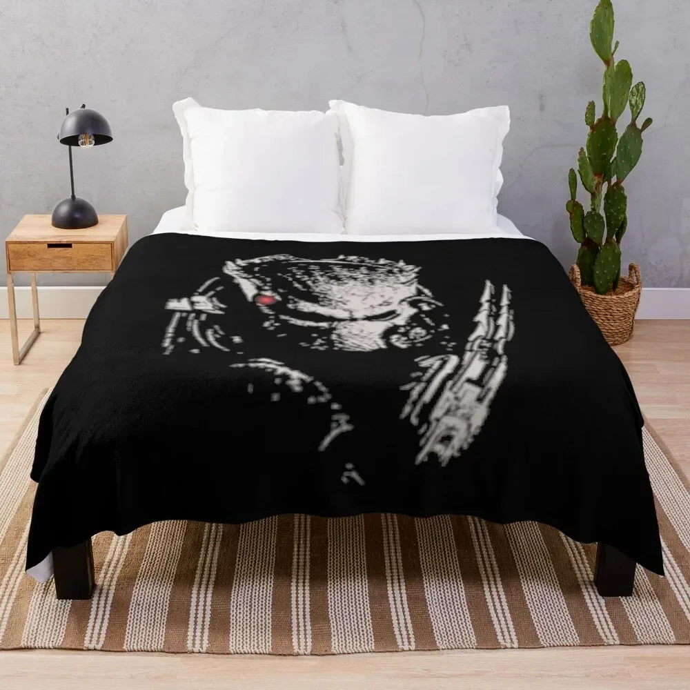 PREDATOR(BLACK) Throw Blanket Cozy Napping Blanket Gift for Mom Dad