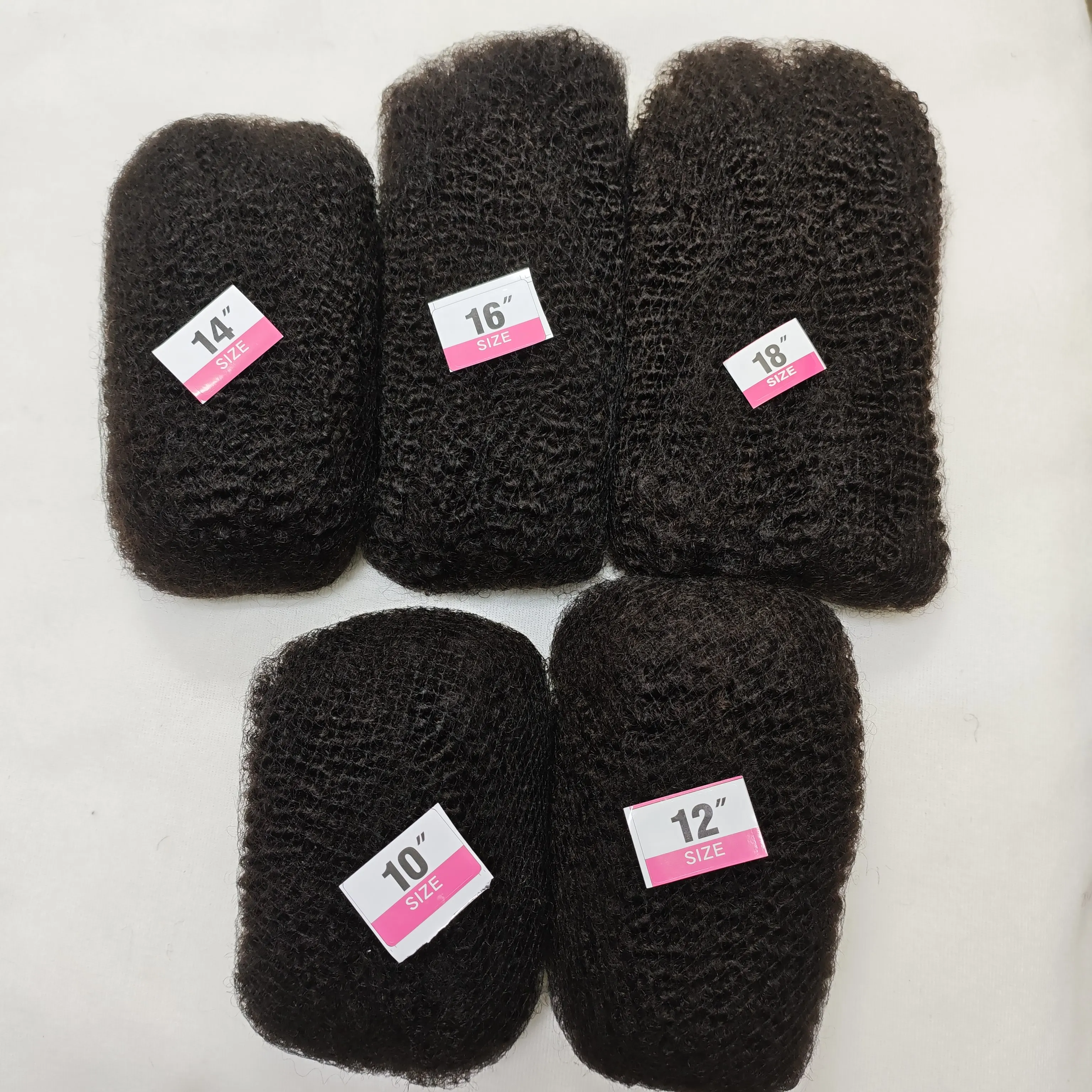 ضفائر تويست أفرو غريب السائبة 4C 100% شعر بشري 30 جرام/الحزمة حزم شعر ناعمة بدون لحمة تجديل شعر للنساء السود