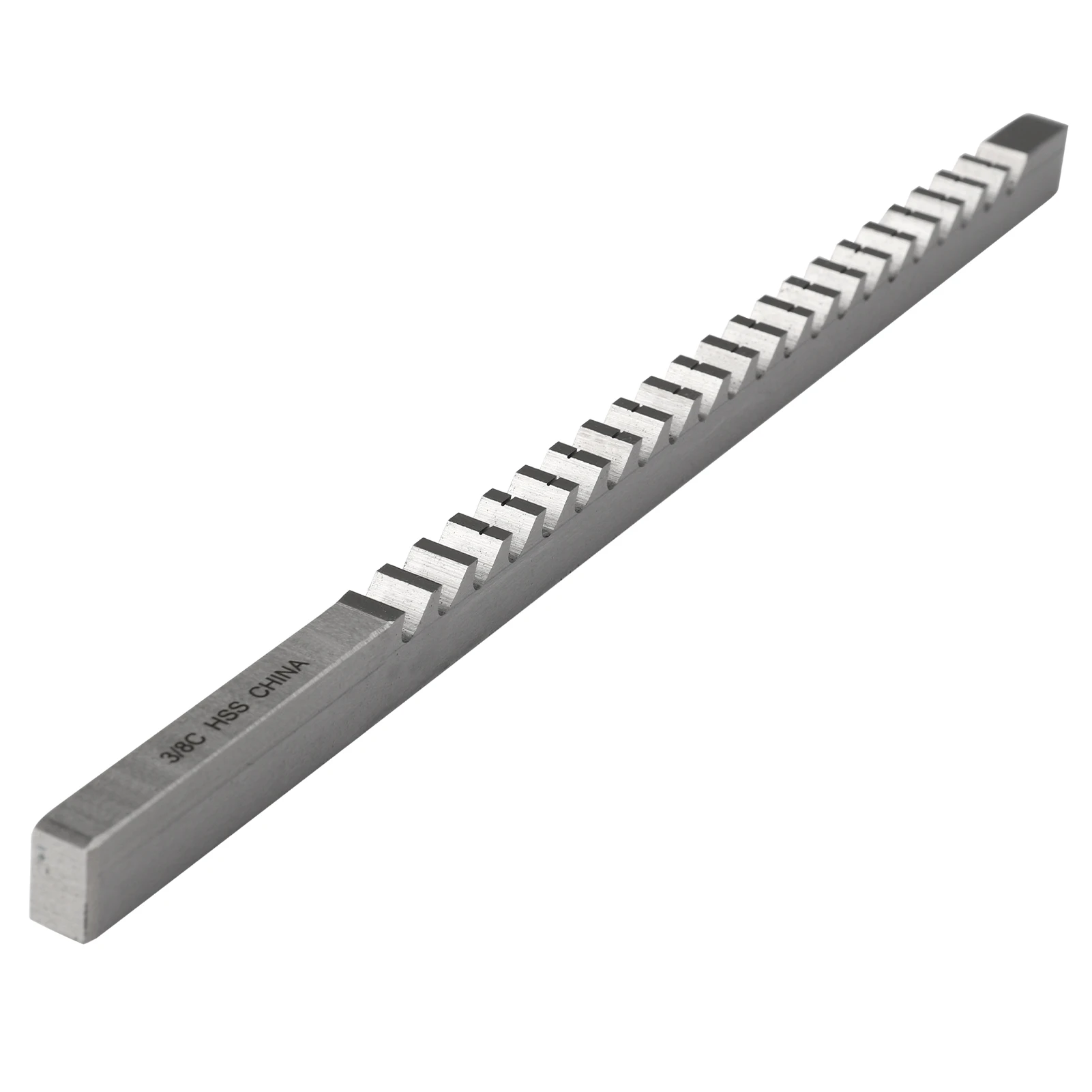 1/4 C Push Type Keyway Broach Inch Sized High Speed Steel HSS Cutting Tool for CNC Broaching Machine Metalworking