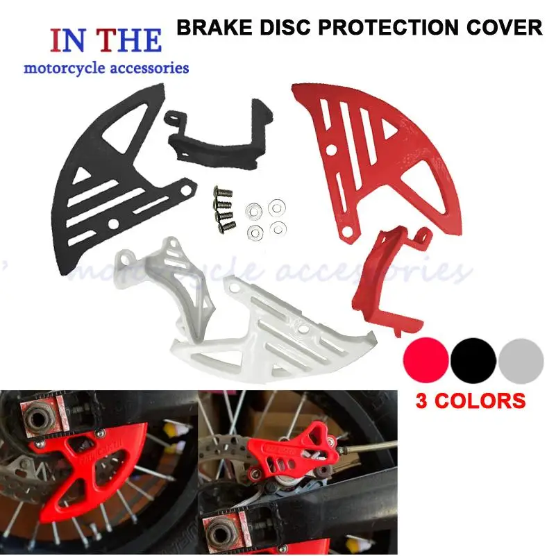 Für Honda CR CRF 125R 250R 450R 250X 450X 250RX 450RX 450L Abdeckung Sattel Schutz Schutz Universal Dirt Bike Hinten bremsscheibe