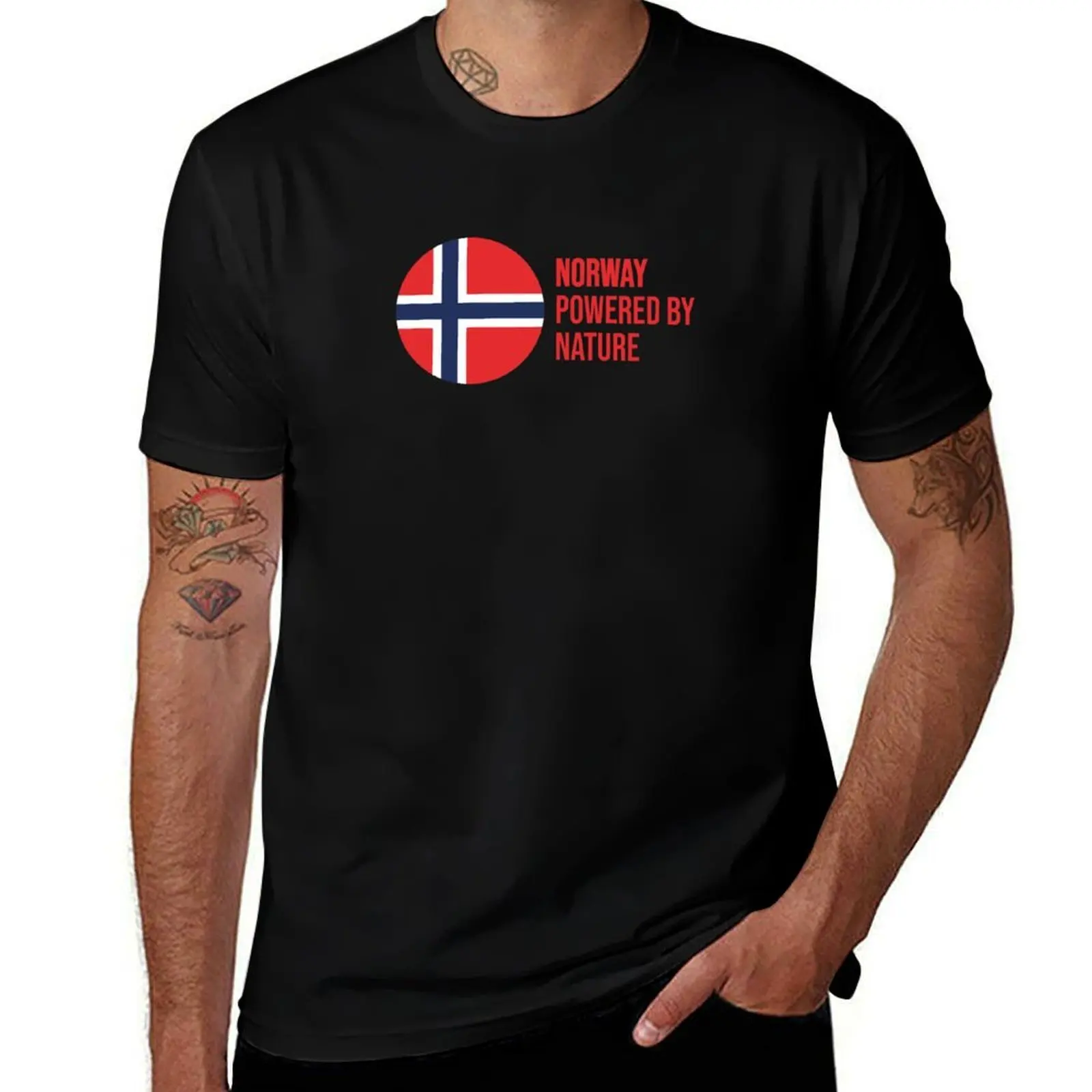 

Norway Flag T-Shirt korean fashion sublime graphic shirts sweat shirts, men