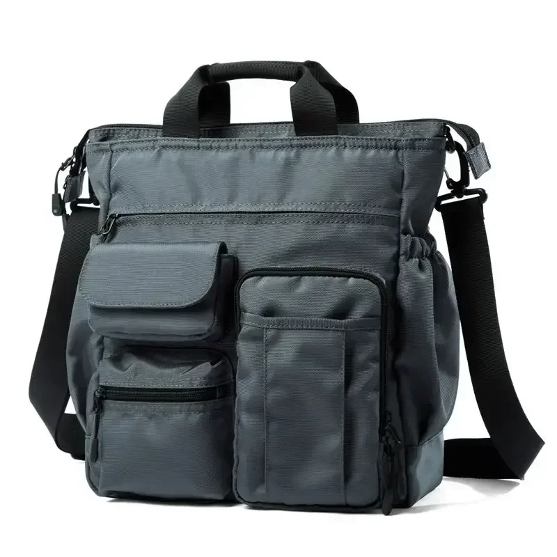 Multifunction Fashion Shoulder Messenger Bag Casual Business Men Briefcase Large Capacity Male USB Port  Travel Handbag