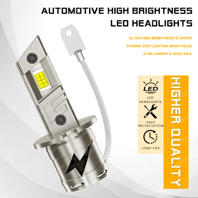 FOR PROTON FLXBLM LED bulb car headlight with heat sink LED headlight H3 Light LED Chips Head Lamp