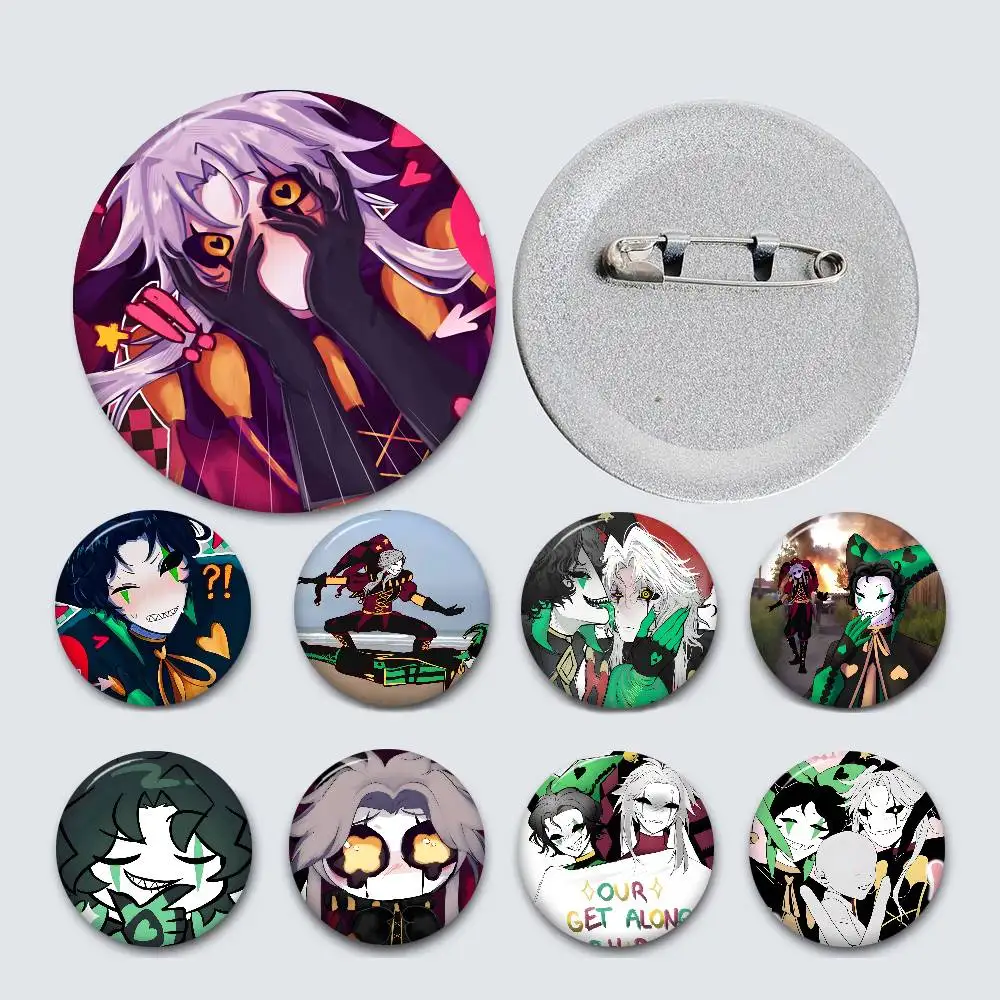 Game The Freak Circus 32/44/58MM Customizable Button Pins Cute Funny Creative Badge Jewelry Decor Gifts for Friends
