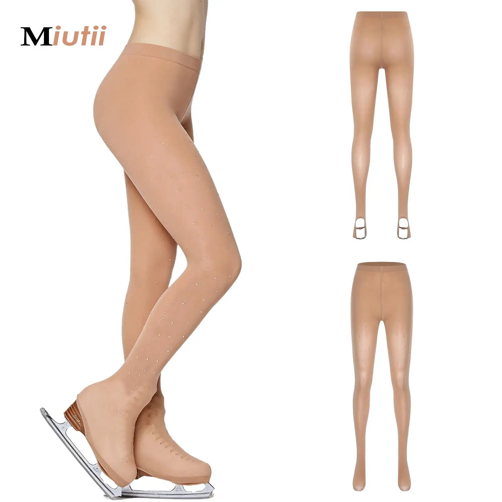 

Figure Skating Pantyhose Gymnastics Trousers Adult Womens Gymnastics Leotard Tights Fitness Leggings for Performances Practices