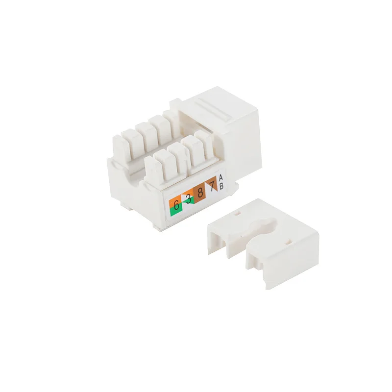 5Pcs CAT6 RJ45  Punch Down Network Telephone Computer Module 90 Degree Network Ethernet Jack