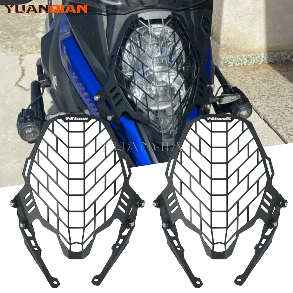 

For SUZUKI DL650 V-STROM650 Vstrom 650 XT 2017 2018 2019 2020 2021-2026 Motorcycle Headlight Grille Guard Cover Protection Grill