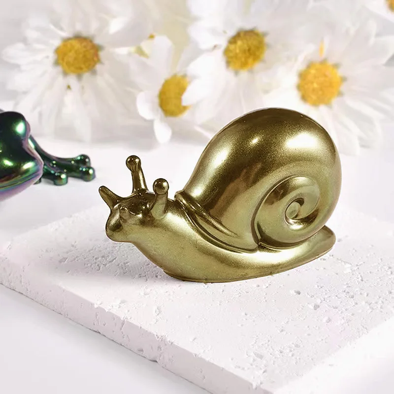 3D Snail Silicone Candle Mold DIY Handmade Animal Plaster Epoxy Resin Aromath Soap Casting Molds Home Decoration Ornament