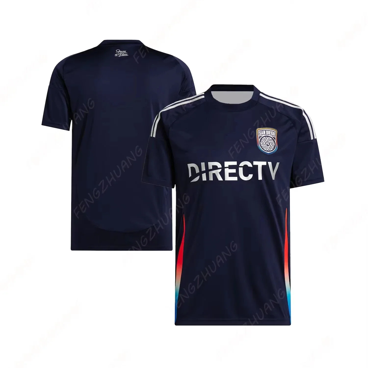 

San Diego FC 2025 Jersey Outdoor Sweat Absorbent Quick Dry Soccer Jersey Summer Classic Casual Loose T-Shirt