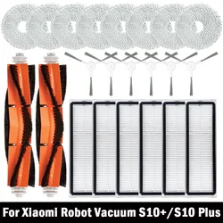For Xiaomi Robot Vacuum S10+ / S10 Plus / B105 Accessories Main Side Brush Hepa Filter Mop Rag Cloth Spare Parts