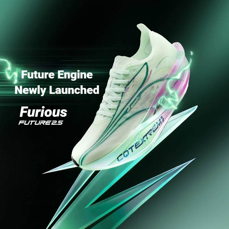 361 Degrees Furious Future 2.5 Running Cushioned Stable Shoes Marathon Plate Racing Carbon Breathable Durable Sneakers 672612228 view 2