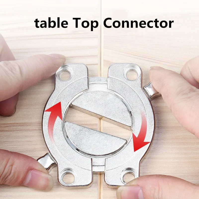Strong Furniture hinges Fixing Fitting alloy table Top Connector latch Bracket Conference desktop combination Fastener hardware