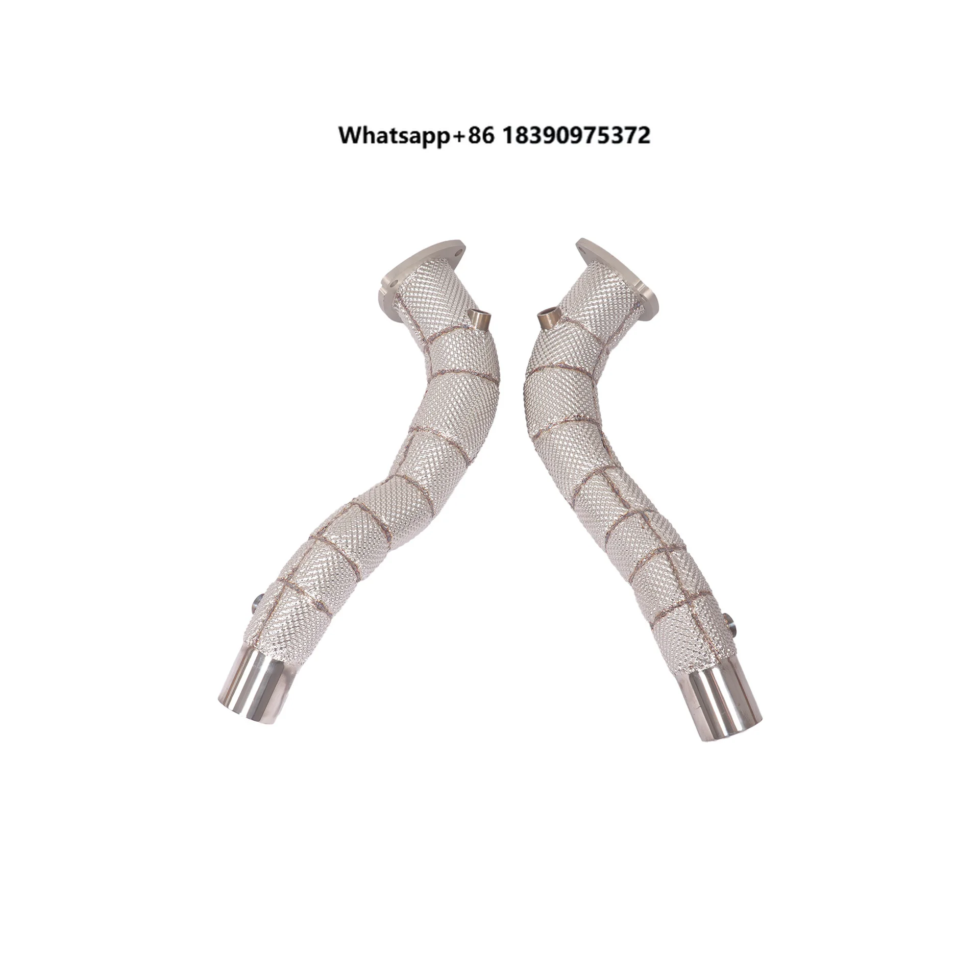 High Performance Stainless Steel Straight Through Exhaust Pipe with Insulation  PX