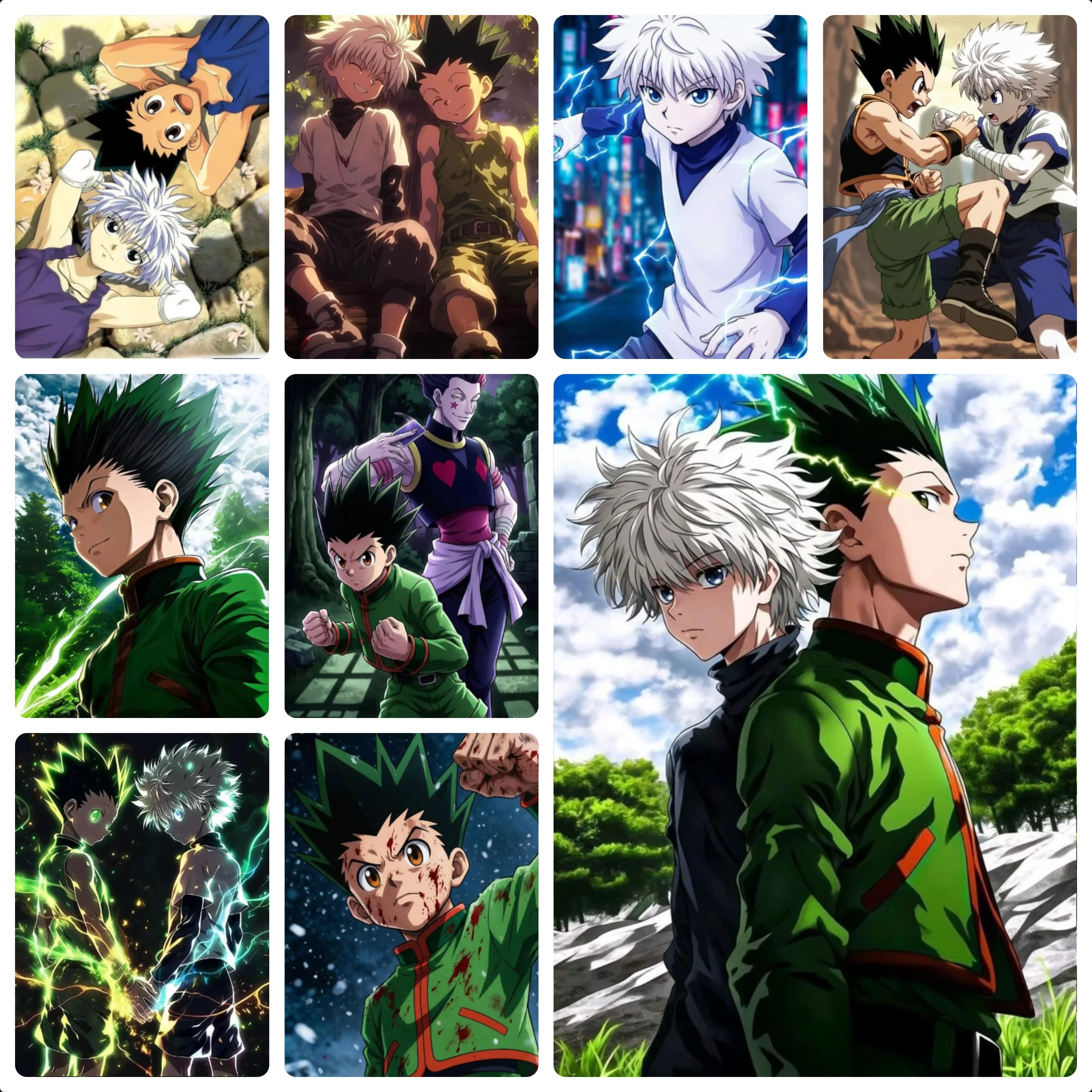 Hunter x Hunter Anime Character 1000 Pieces No Frame Jigsaw Puzzle Creative Pattern Entertainment Toy For Fans Gift