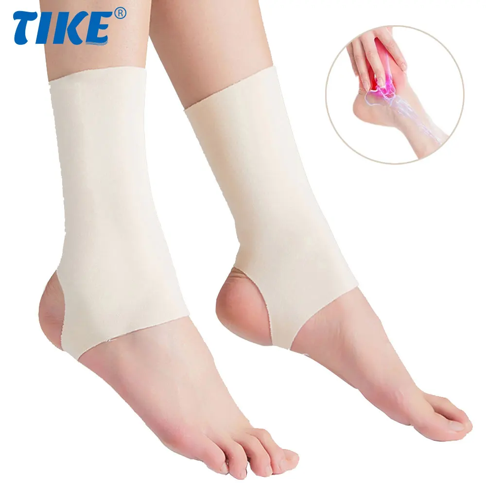 1 Pair Sports Ankle Compression Sleeves Lightweight Brace for Ankle Support in Plantar Fasciitis, Achilles Tendon and Tendonitis