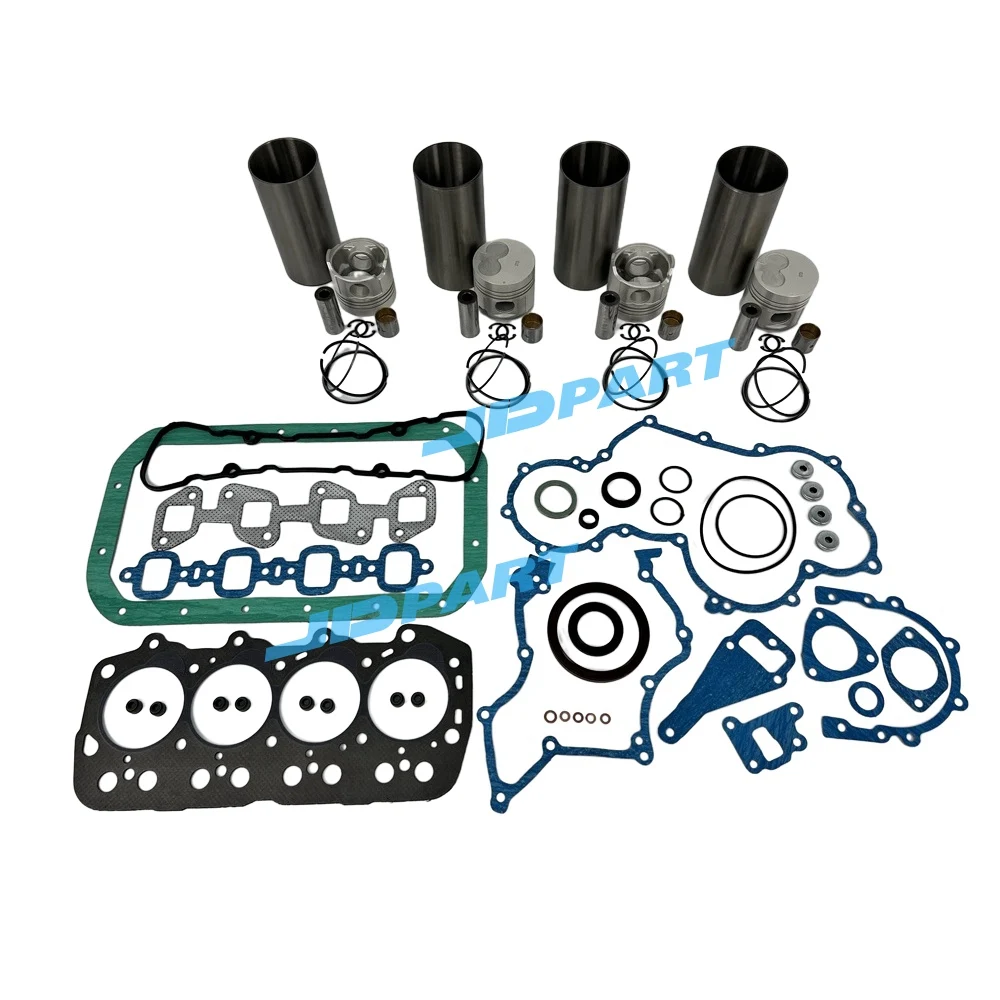 1DZ-2 Cylinder Liner Kit With Gasket Set For Toyota Excavator Engine Parts