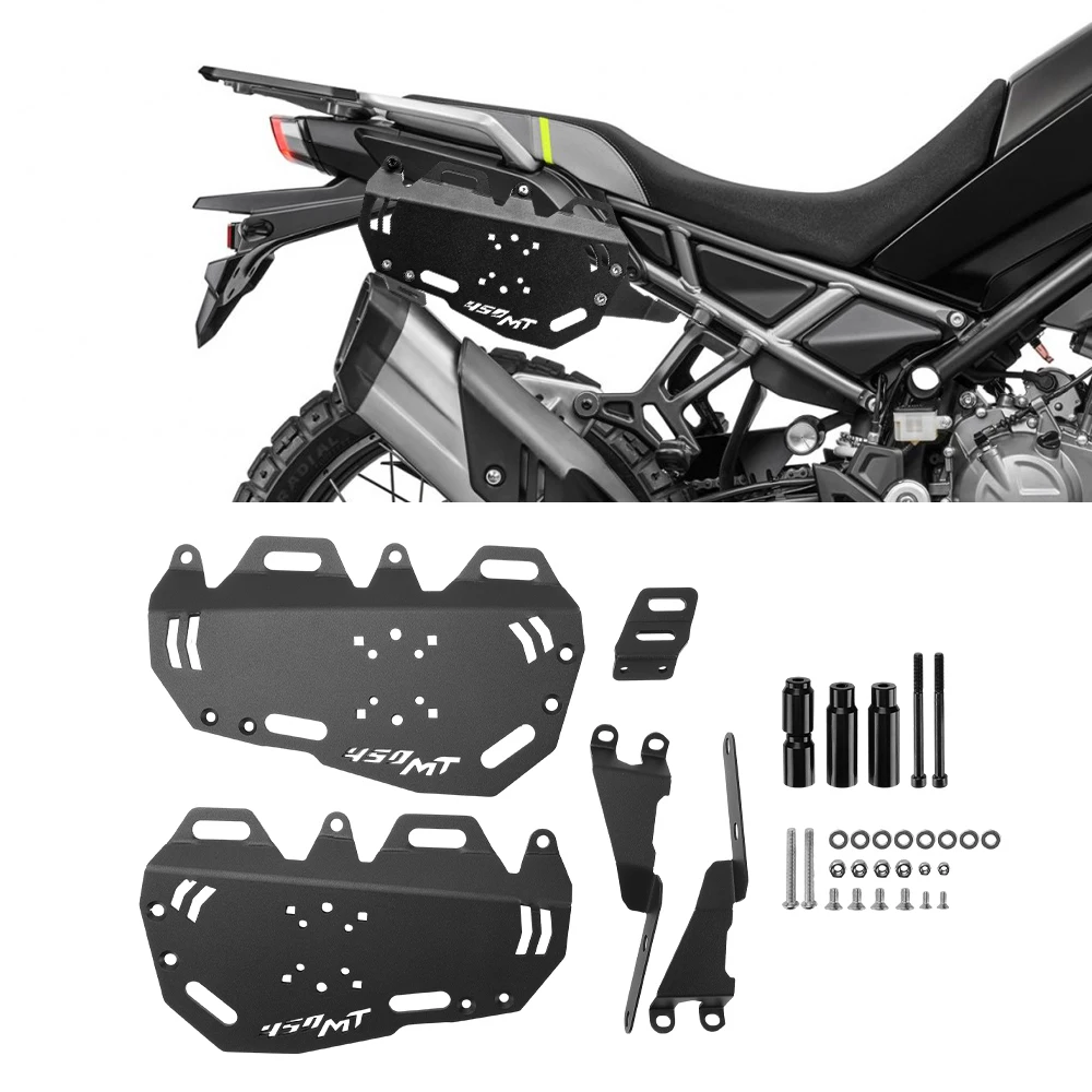 Luggage Rack For CFMOTO 450 MT Bag Bracket Side Box Saddlebag Brackets Storage Bags Luggage Carrier Rack 450MT Accessories