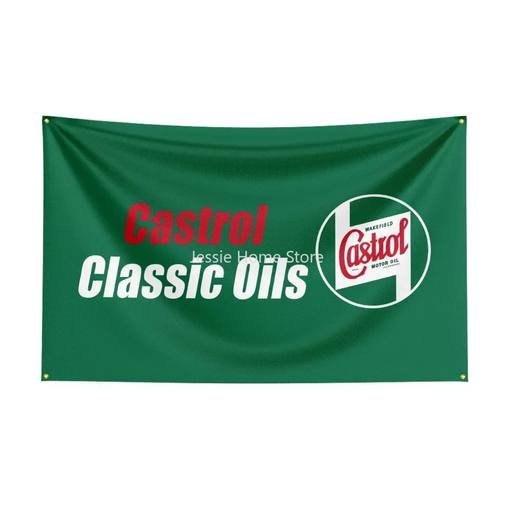 

3X5Ft Castrols Racing Oil Flag For Decor 1