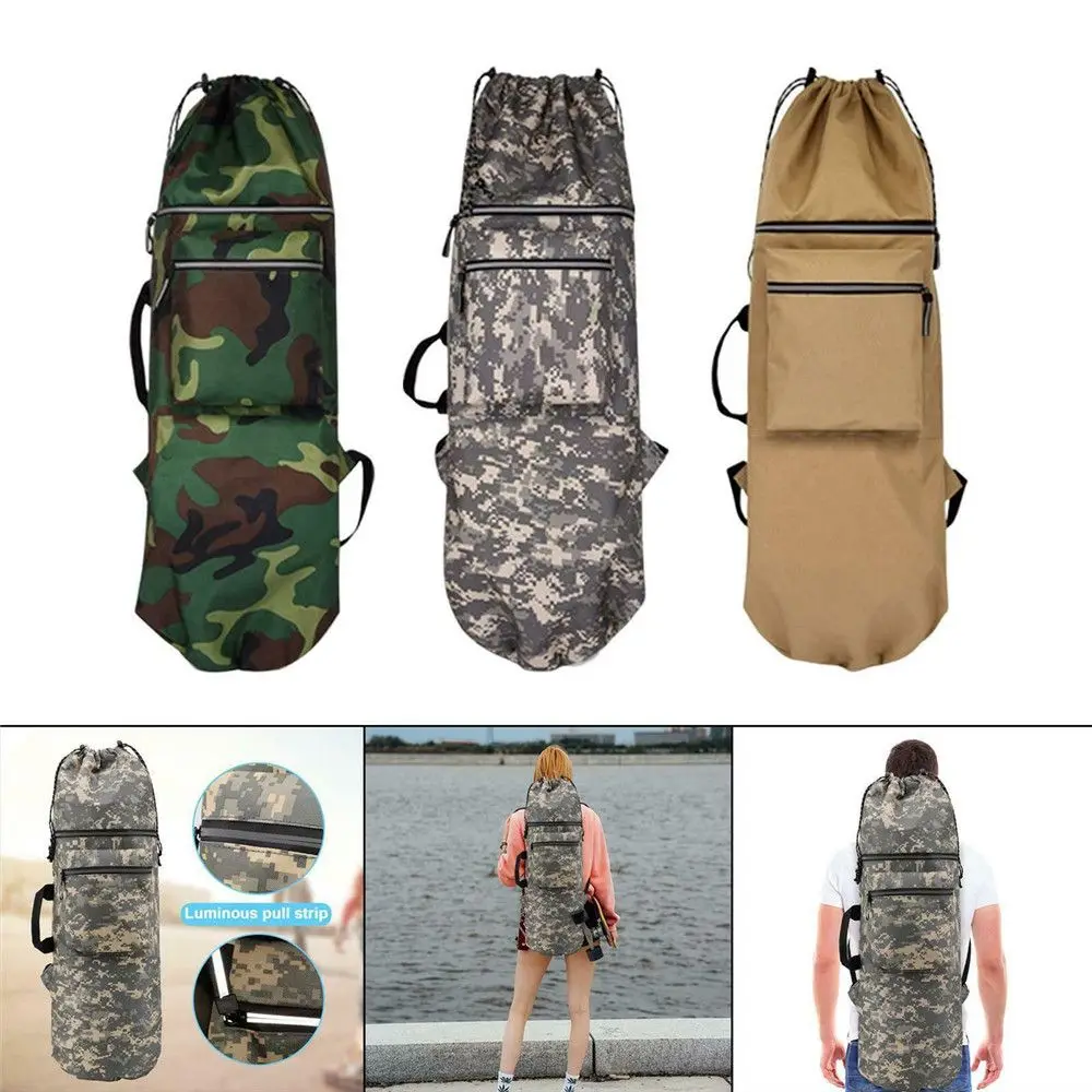 Tas bahu Universal tahan lama, tas tangan papan seluncur, tas ransel Longboard