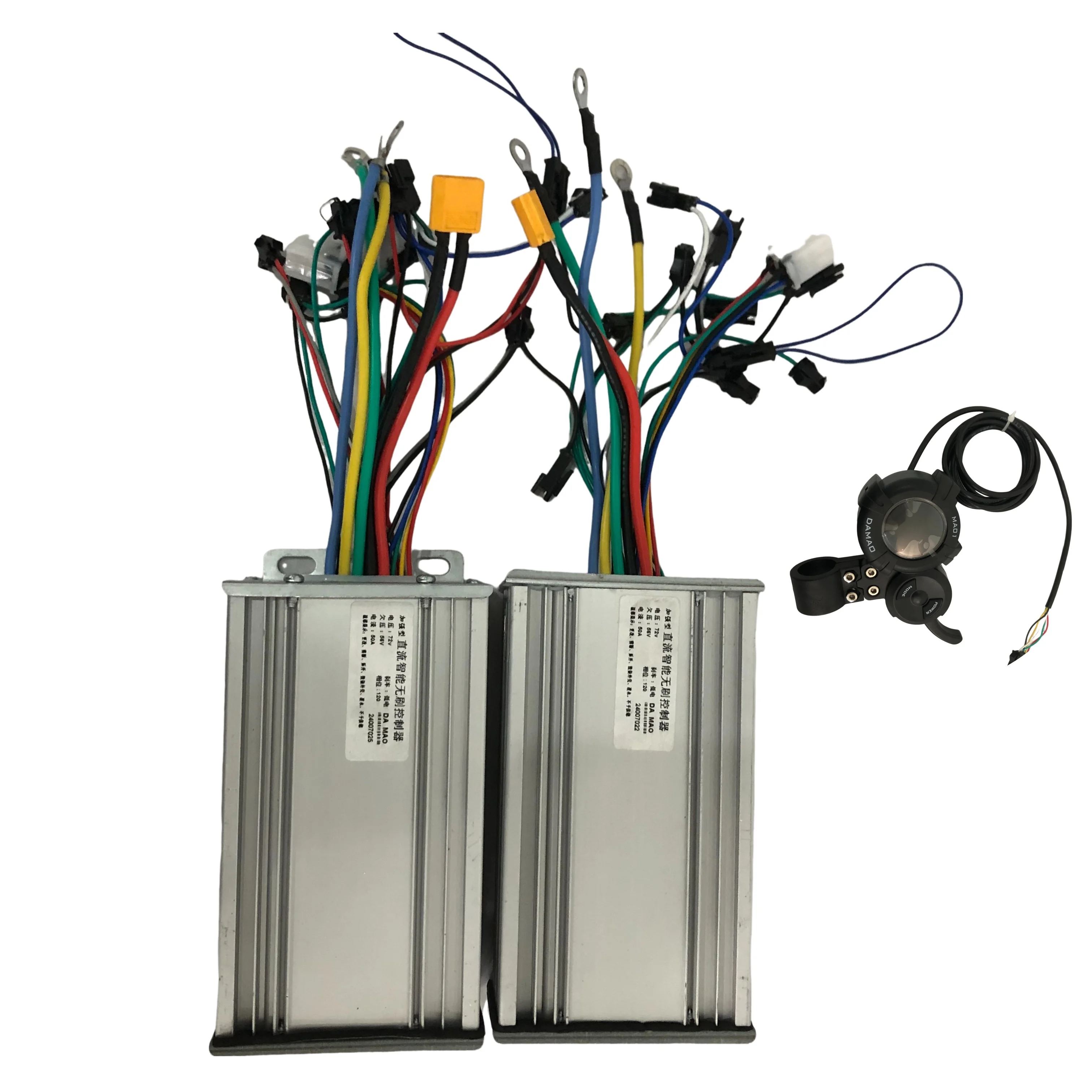 

High Performance Damao Front And Rear Square Wave Electric Scooter Speed Motor Controller For 4000W 5000W 7500W With Display