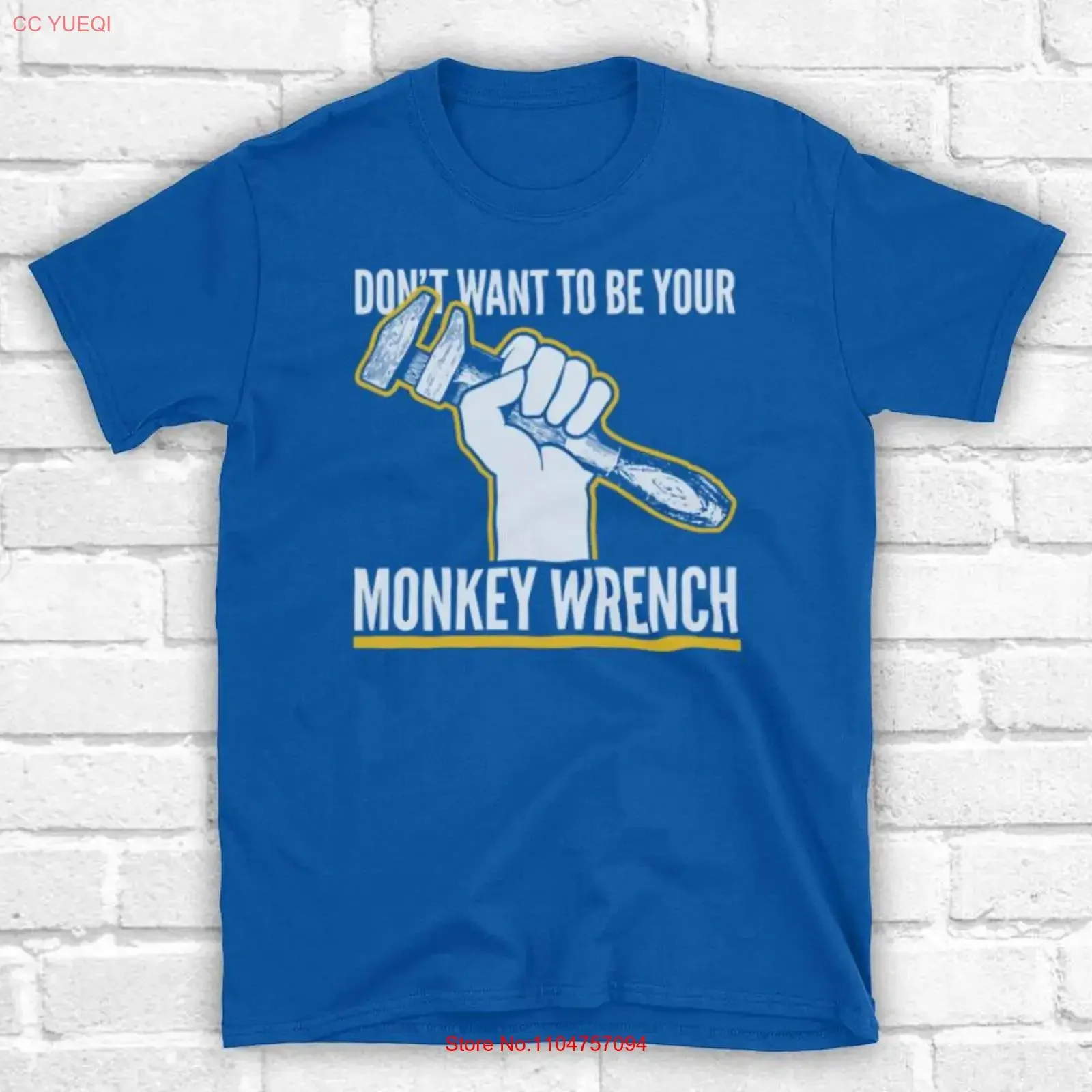 Monkey Wrench Foo Grunge Alt Rock Guitar Drums Anthem 90s Retro Mens T Shirt Various Colours Sizes vintage Washed Versatile