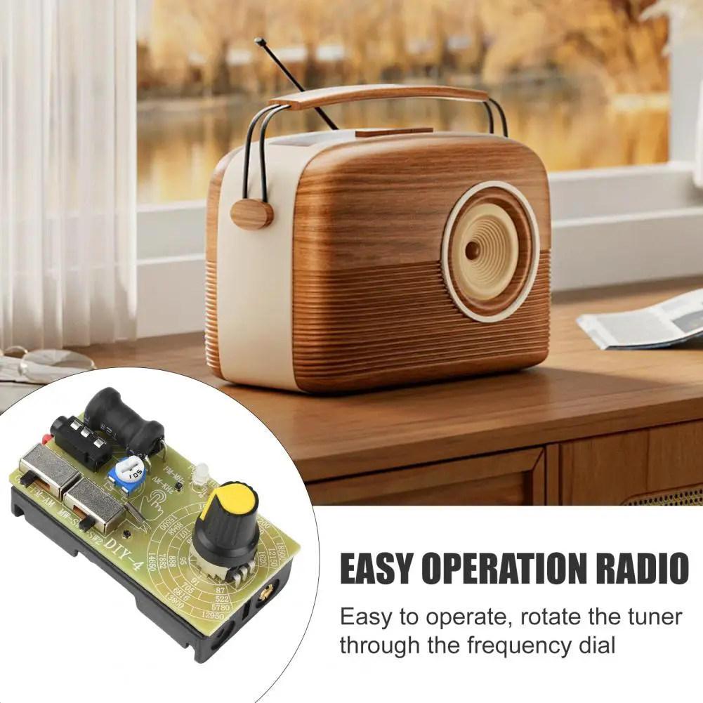 87–108mhz Radio Module Stable Transmission Radio Module 87–108mhz Fm Radio Module Receiver Diy Kit for Electronics