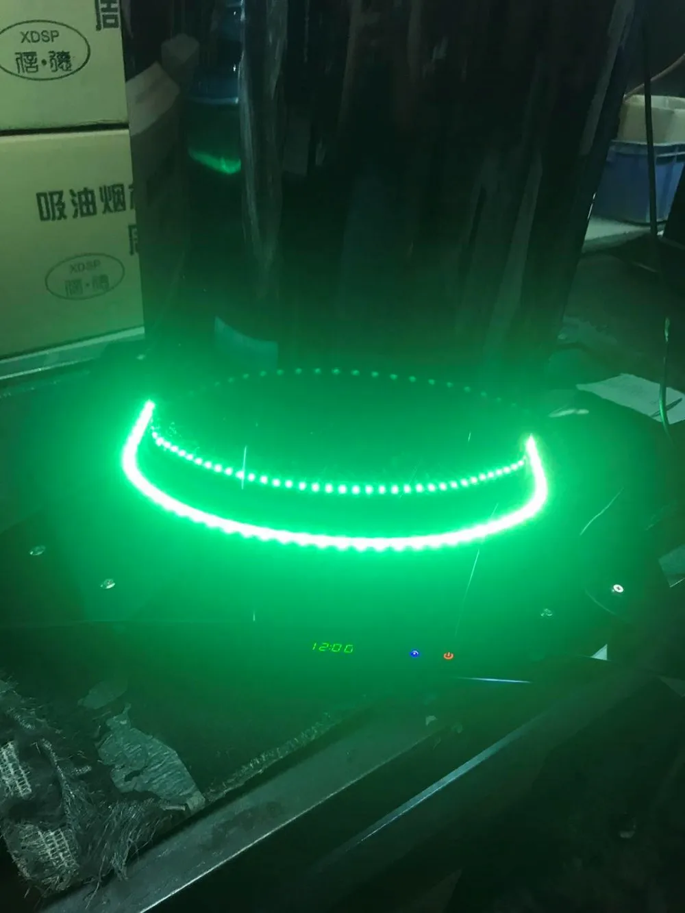 新デザイン ブラック チタン チムニー レンジフード キッチンフード