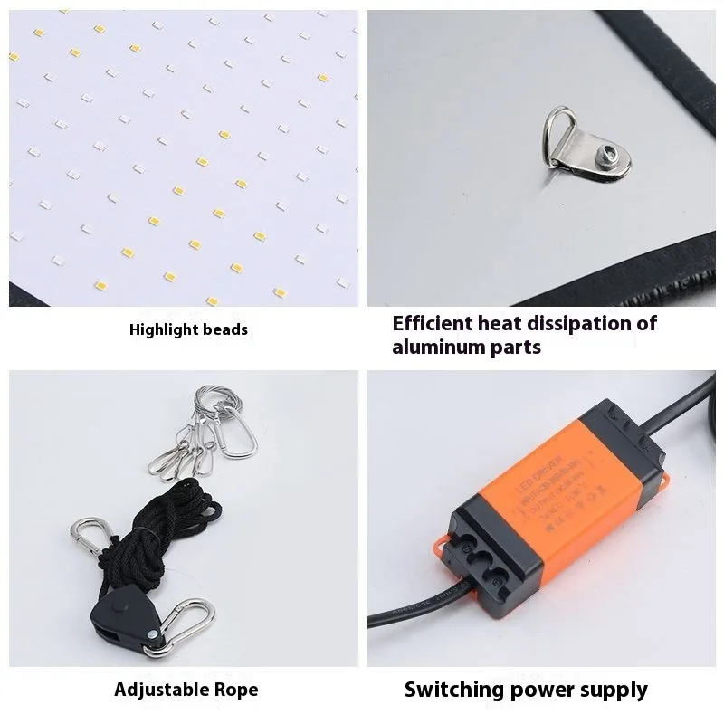 Plant Grow Light Indoor LED Full Spectrum Flower Seed Phytolamp Hydroponic Quantum Board Llights for Greenhouse