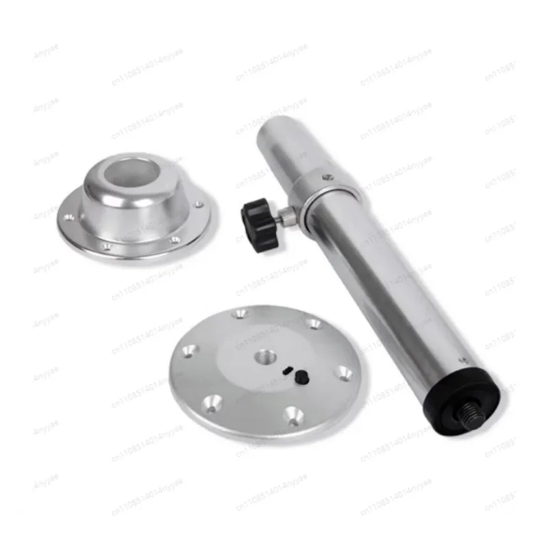 Legs Adjustable Table Pedestal Stand 490MM‑745MM Aluminum Alloy Stepless Lifting for Boat RV Table Base Height Adjustable Desk