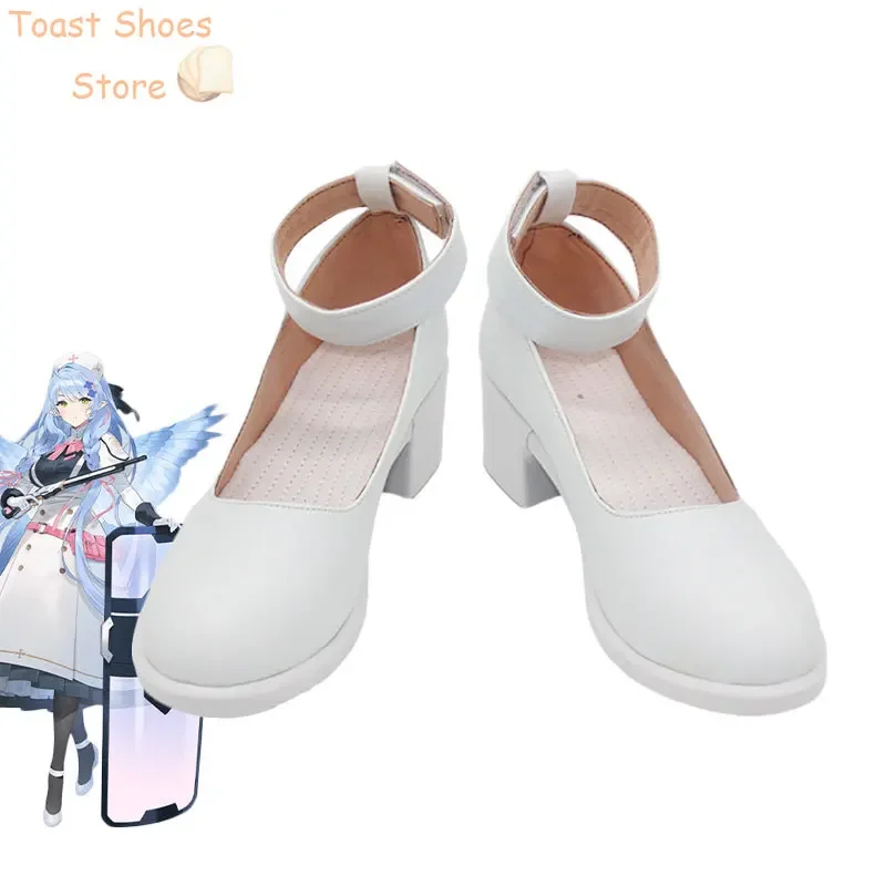 

Aoimori Mine Cosplay Shoes Game Blue Archive Cosplay Prop Halloween Carnival Boots PU Leather Shoes Costume Prop