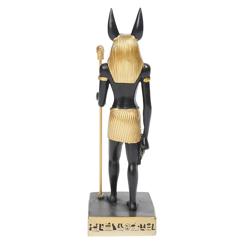 Anubis Harz Kunst und Handwerk Schakal Ornament Hund Pharao Pyramide Skulptur Ägypten Reise Souvenir Home Dekoration Geschenk – Detail 6