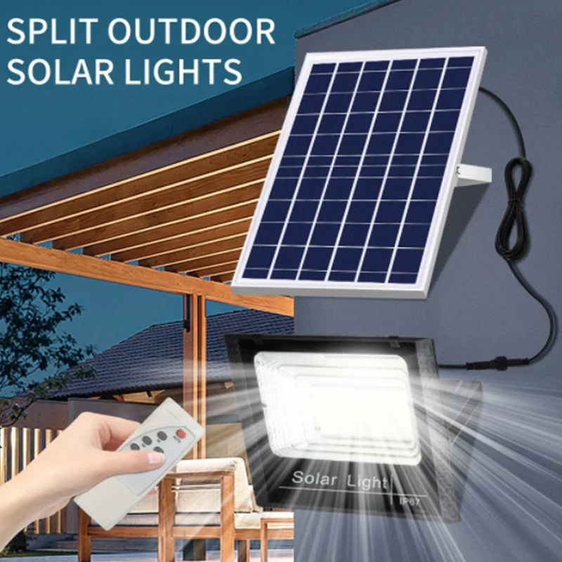 

25/500W Solar Light Outdoor Lighting Garden Light Flood Light Household Rural StreetSuper Bright Waterproof Wall Lamp Hot Solar