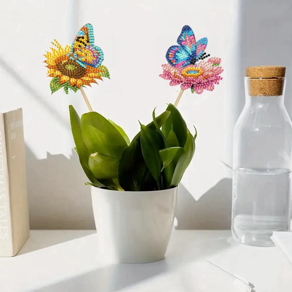 

6Pcs Animal Stakes Diamond Painting Kits Diamond Art Kits Diamond Art Craft Kits for Beginners