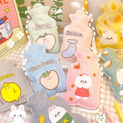 1Pc Lovely Cartoon Hand Po Warm Water Bottle Mini Hot Water Bottles Portable Hand Warmer Girls Pocket Hand Feet Hot Water Bags