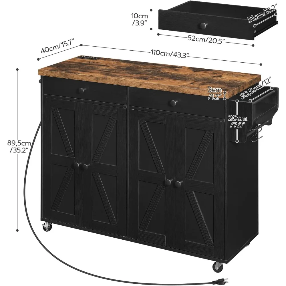 Thumbnail 2 - #5 Trending Kitchen Island Carts Right Now