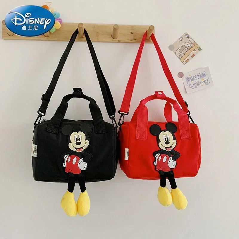 Disney nowa damska torba na ramię Mickey Mouse Cute Cartoon codzienna torba Mini torba torebka dla rodziców i dzieci prezent urodzinowy