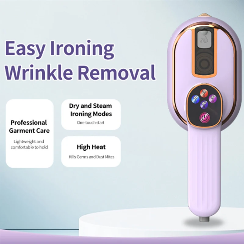 110V/220V Handheld Steam Iron 1000W Foldable Garment Steamer Portable Ironing Machine Dormitory Ironing Machine Travel