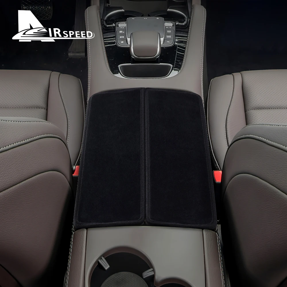 Car Armrest Cushion For Mercedes Benz C Class W205 C180 C200 GLC X253 2015 2016 2017 2018 2019 2020 2021 Accessories