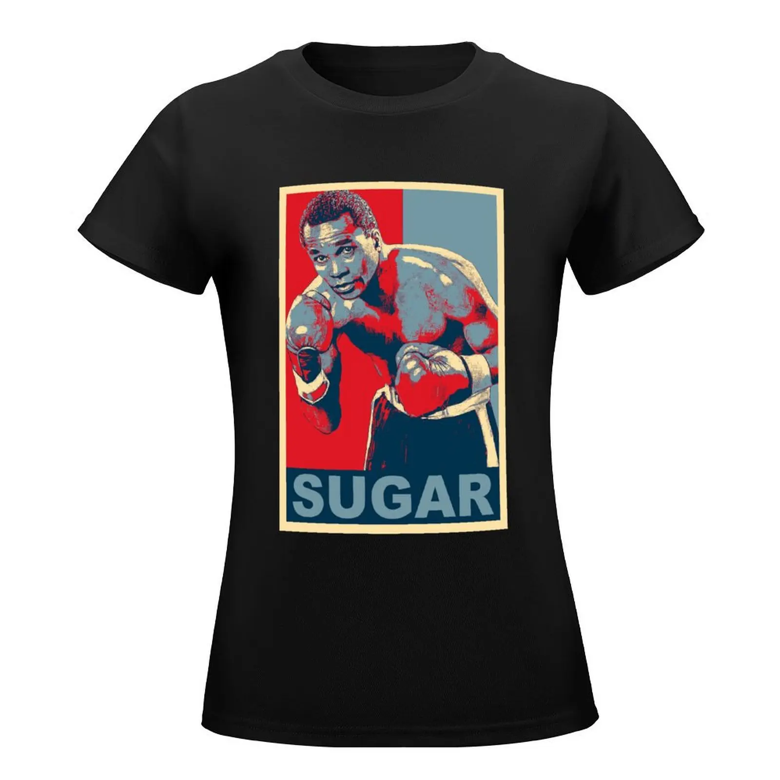 Sugar Ray Leonard T-Shirt graphics tees tops funny summer blouses woman 2024