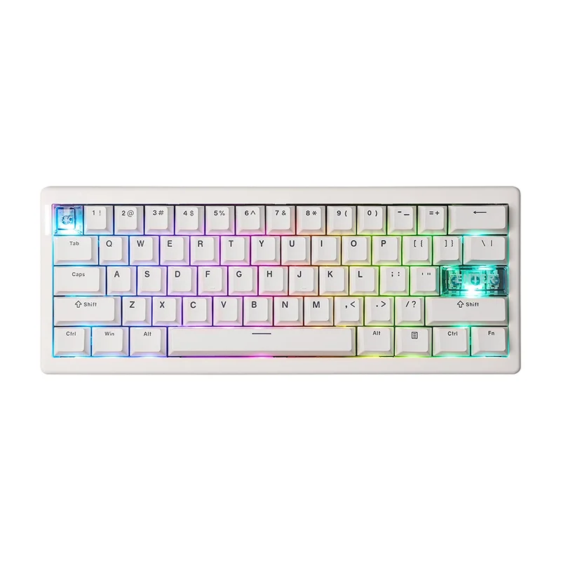 

Механическая клавиатура Cidoo QK61v2, трехрежимная Bluetooth, беспроводная RGB прокладка, структура, горячая замена, механическая клавиатура для геймера, QMK, подарок