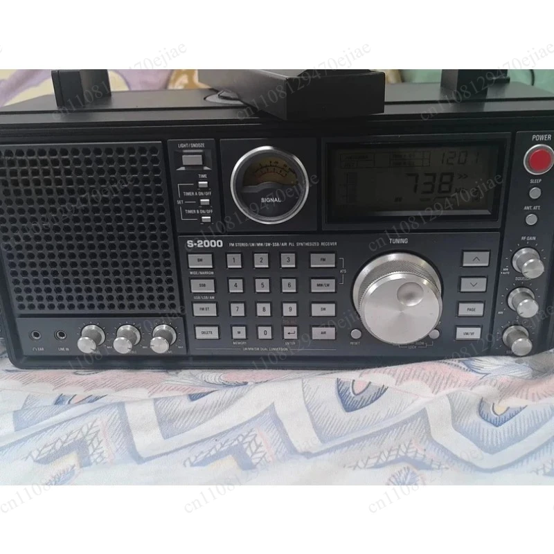 S2000 Full-Band Radio Receiver | Classic FM/AM/SW/SSB/AIR Portable Radio | Digital Tuning Clear Sound Excellent Reception